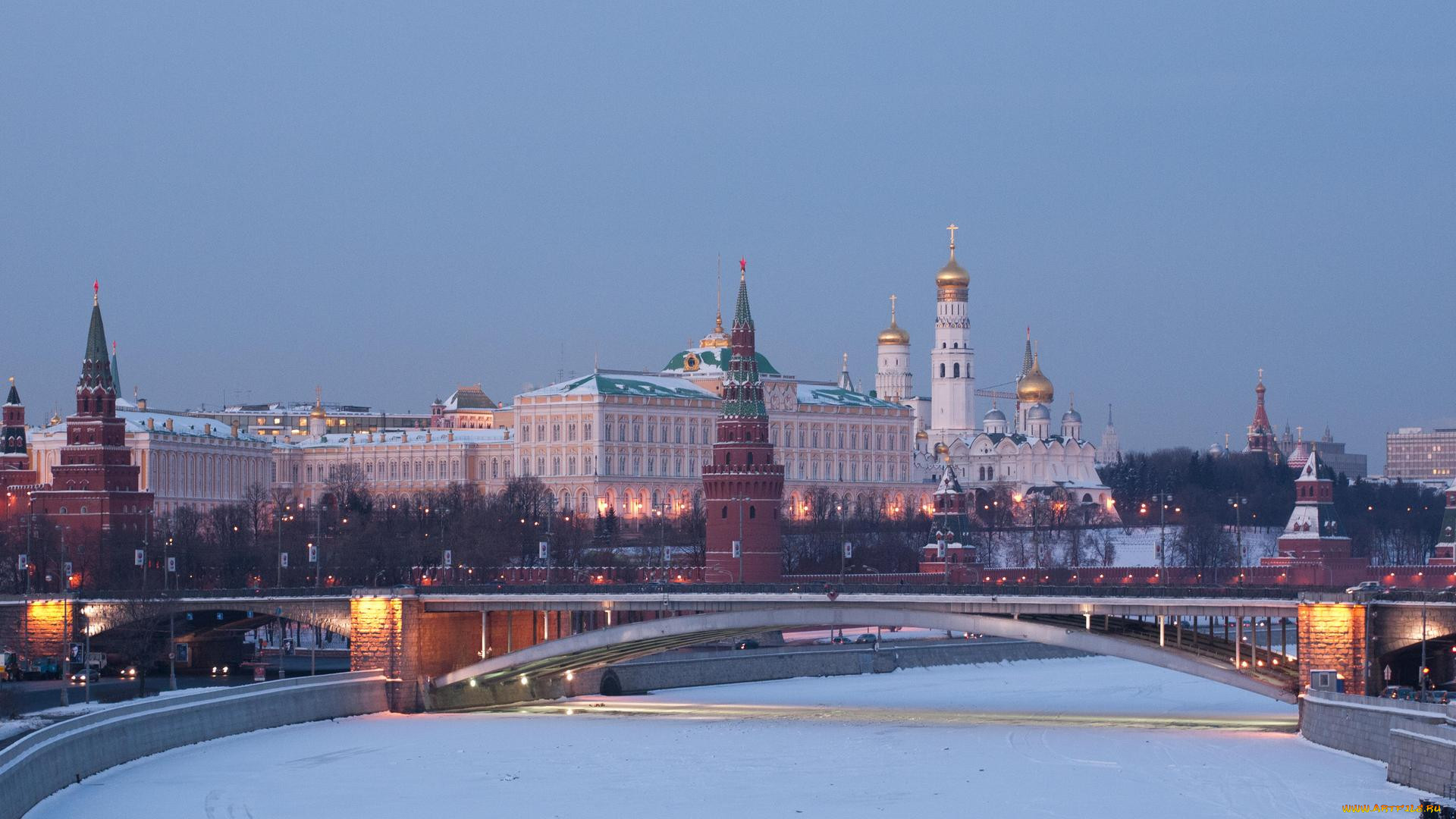 Вид Кремля Москва 2021